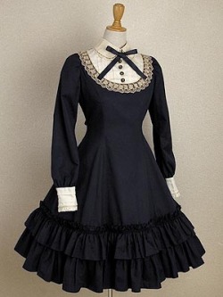 joyeuselacelife:  Mary Magdalene Classic Lolita - Bibbed Dresses