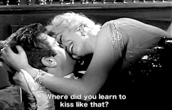 missingmarilyn:  Tony Curtis & Marilyn Monroe in Some Like