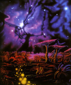 70sscifiart:  Mushroom sci-fi art is my favorite