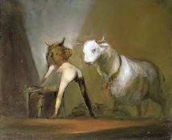 art-culture-history:    Pasiphae and the Bull, wife of King Minos