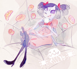 irimad:  😚😚😚   muffet and her muffins~ ;3
