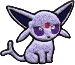 patchesonpatches:  http://www.etsy.com/listing/170860290/pokedoll-espeon-fuzzy-style-minky