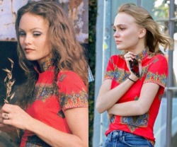 lilyrrosedepp:  Lily in Vanessa’s clothes
