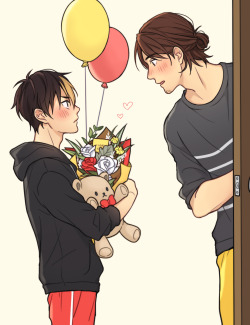 dcon43:  It’s asahi’s birthday !!   also, happy new year