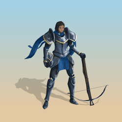 nataku92:Pharah reimagined as a medieval knight.“OUR ARROWS