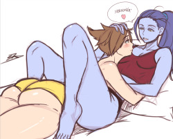 liquidxlead:  liquidxlead:  Tracer x Widow  Back before the ginger