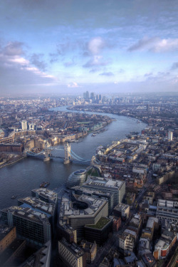 travelingcolors:  London from the Shard | England (by Mariusz