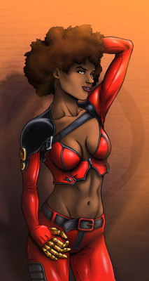 fantasy-scifi:  Misty Knight Colorsby TPollockJR