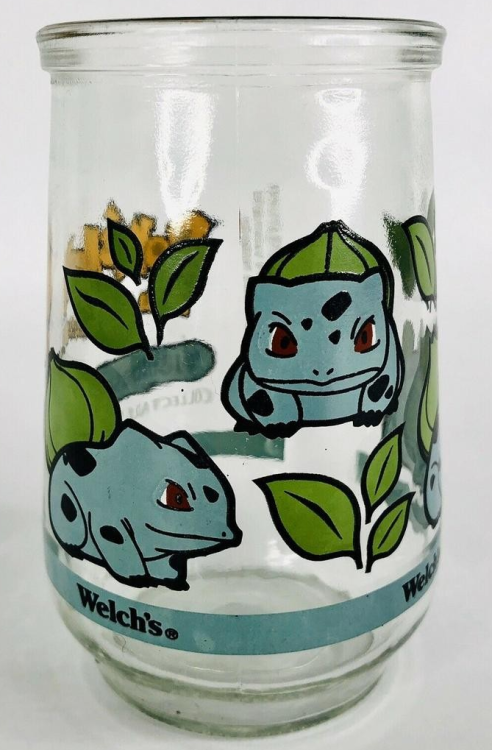 jetix:Bulbasaur themed Welch’s Jelly Jar, 1999