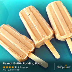 allrecipes:  Peanut butter is stirred into homemade vanilla pudding;