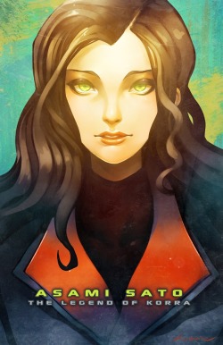 rousteinire:  Asami Sato from The Legend of Korra. For commissions,