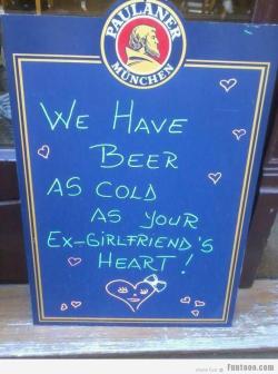 That would SO make me walk in and have a beer.  Honestly, it