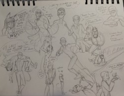 daughterofthestars08:  I drew an entire page of kids with miraculouses