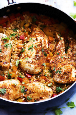 do-not-touch-my-food:  Spicy Cajun Chicken & Rice
