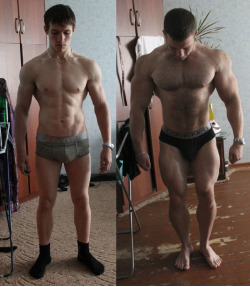 halftrained:  muscleryb: Max Troyan Compilation Growth.  So