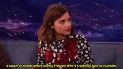 teamcoco:  WATCH: Jenna Coleman On What She Took From “Doctor