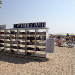 vintageanchorbooks:  Yes to beachfront libraries.  