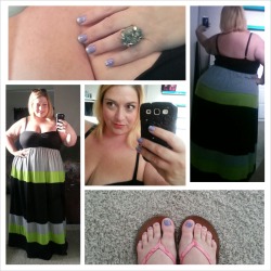 carriebbw:  Probably the only woman at the nail salon today wholly