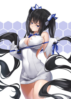 twin-tailed: Hestia by raijuu