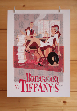 sibyllinesketchblog:  New “Breakfast At Tiffany’s” prints