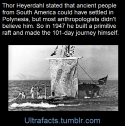 ultrafacts:  The Kon-Tiki expedition was a 1947 journey by raft