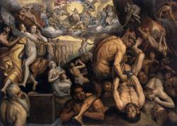 centuriespast:  FLORIS, Frans Last Judgment 1565 Oil on canvas,