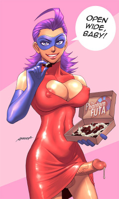 futanariobsession:  phantomfuta:  Happy Valentine’s Day from The Phantom Futa by Anasheya See more Phantom Futa pics exclusively at Futanari Obsession.com  Yum 