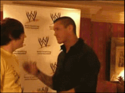 rwfan11:  This guy was asked who was sexier Roman or Randy…
