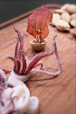 fer1972:  Miniature Worlds made with Food by William Kass 