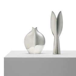 scandinaviancollectors:  TAPIO WIRKKALA, Pair of silver vases, models