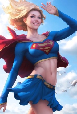 kalelsonofkrypton:  Supergirl by Stanley Lau.