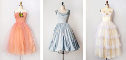 littlewantsadaddy:   1950s Prom and Party Dresses: Pastels  