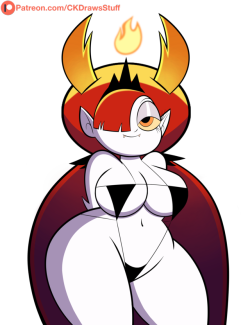ck-blogs-stuff: Commission: Sexy Thicc Hekapoo! by CK-Draws-Stuff