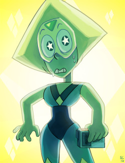 shelbycragg:  Peridot!!! First of a bunch of gem prints I’m