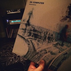 apoplecticskeptic:  OK Computer on vinyl and a few fingers of