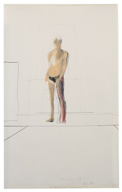 thunderstruck9:  David Hockney (British, b. 1937), Standing Figure,
