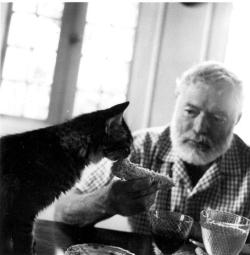 Ernest Hemingway, despite his manly bravado, had a soft spot