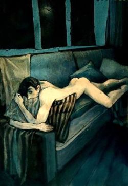 boysnmenart:  At Night, 2008, by Juliusz Martwy