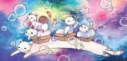 onedayfour:cats cats cats Making them into prism bookmarks *