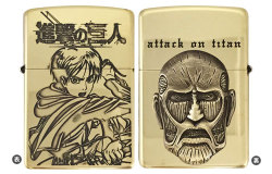 New ZIPPO lighters featuring Eren, Levi, and Mikasa!Release Date: Late