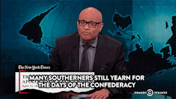 comedycentral:  Larry Wilmore reacts to Alabama’s celebration
