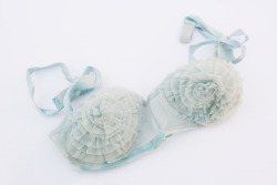 andolinasvintagewishes:  Vintage bullet bra with ruffles! For
