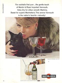 vintagebounty:  Martini & Rossi 1964 Vintage Holiday Advertisement