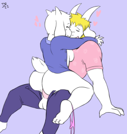 dezzone:   Goatmom and Goatdad having some fun after school hours.