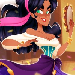 Finished my Esmeralda print 