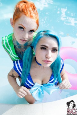 sglovexxx:  Annasthesia & Saturn Suicide - Sailor Scoutshttps://suicidegirls.com/girls/annasthesia/album/2430979/sailor-scouts/