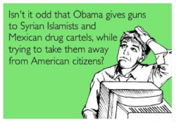 anyonebutobama:  Just our lovable president, dishing out more