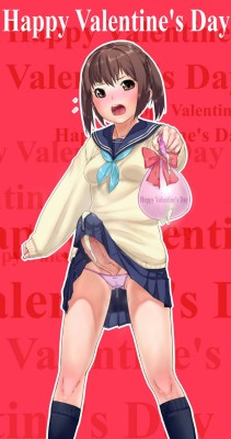 futacraving:  Happy Valentine’s Day Everyone! Whether or not you have someone to spend Valentine’s Day with, I still love you guys. Also I just love to pleasure you with Futanari ;)