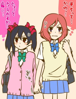 niconiconiichan:  kou7303 on Twitter: 真姫ちゃんにはにこちゃんの小ささを度々実感してるといい