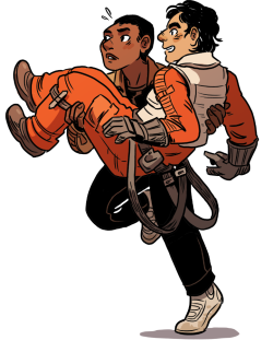 mollyostertag:  when Finn gets scared he picks up the people